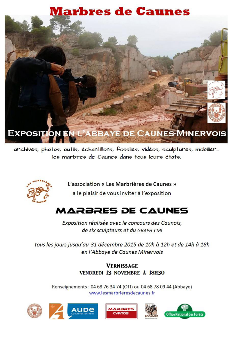 2015 Invitation Expo Marbres de Caunes