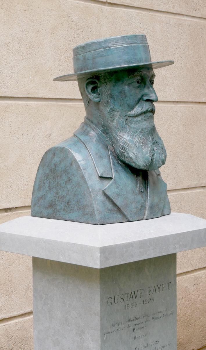 Inauguration du buste en bronze de Gustave fayet