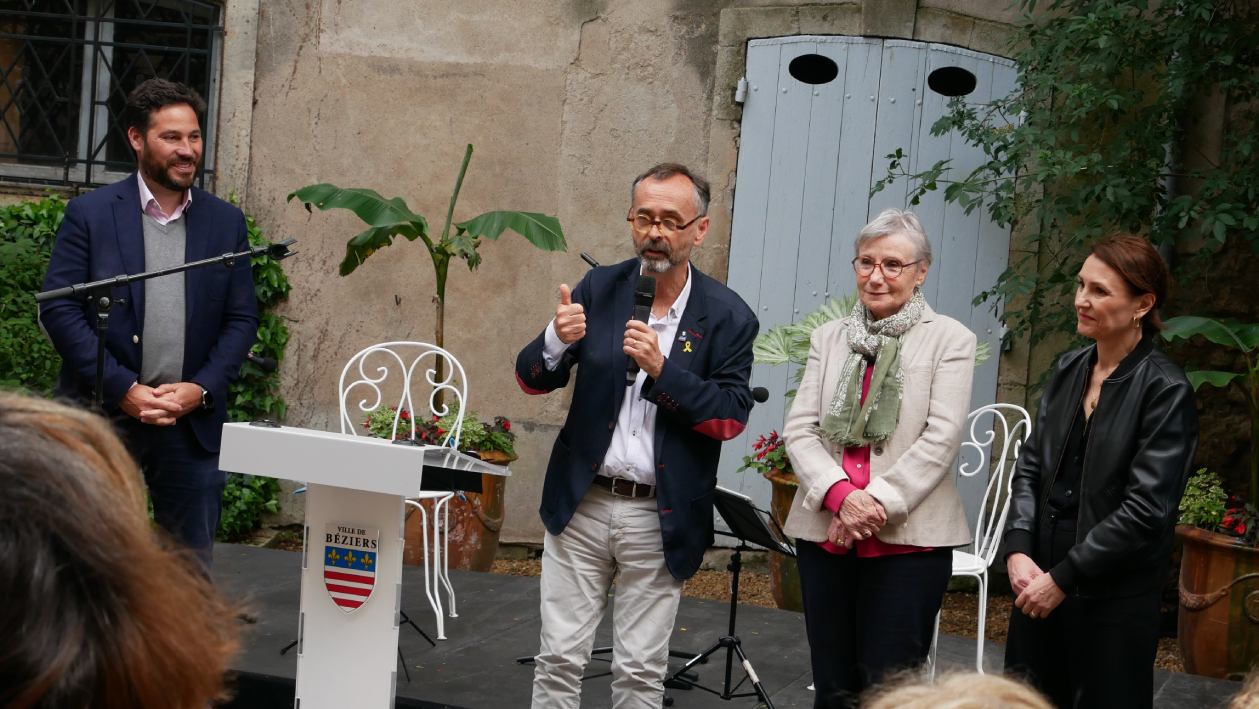 Inauguration du buste en bronze de Gustave fayet