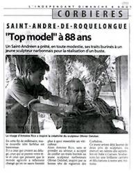 Buste en terre antoine