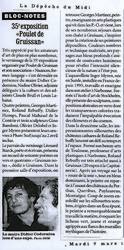 Codorniou poulet de gruissan