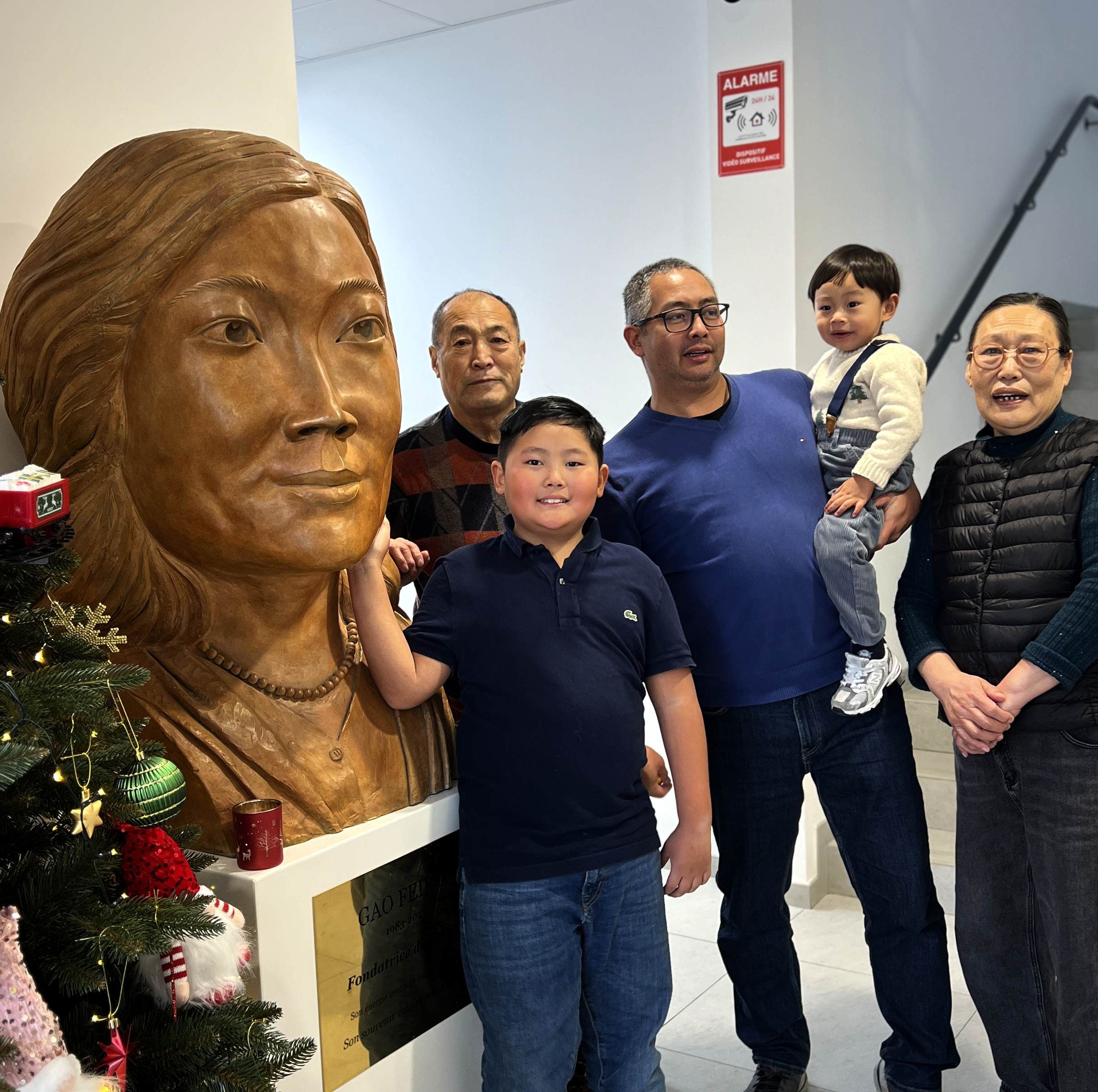 Sculpture buste  bronze par Olivier delobel