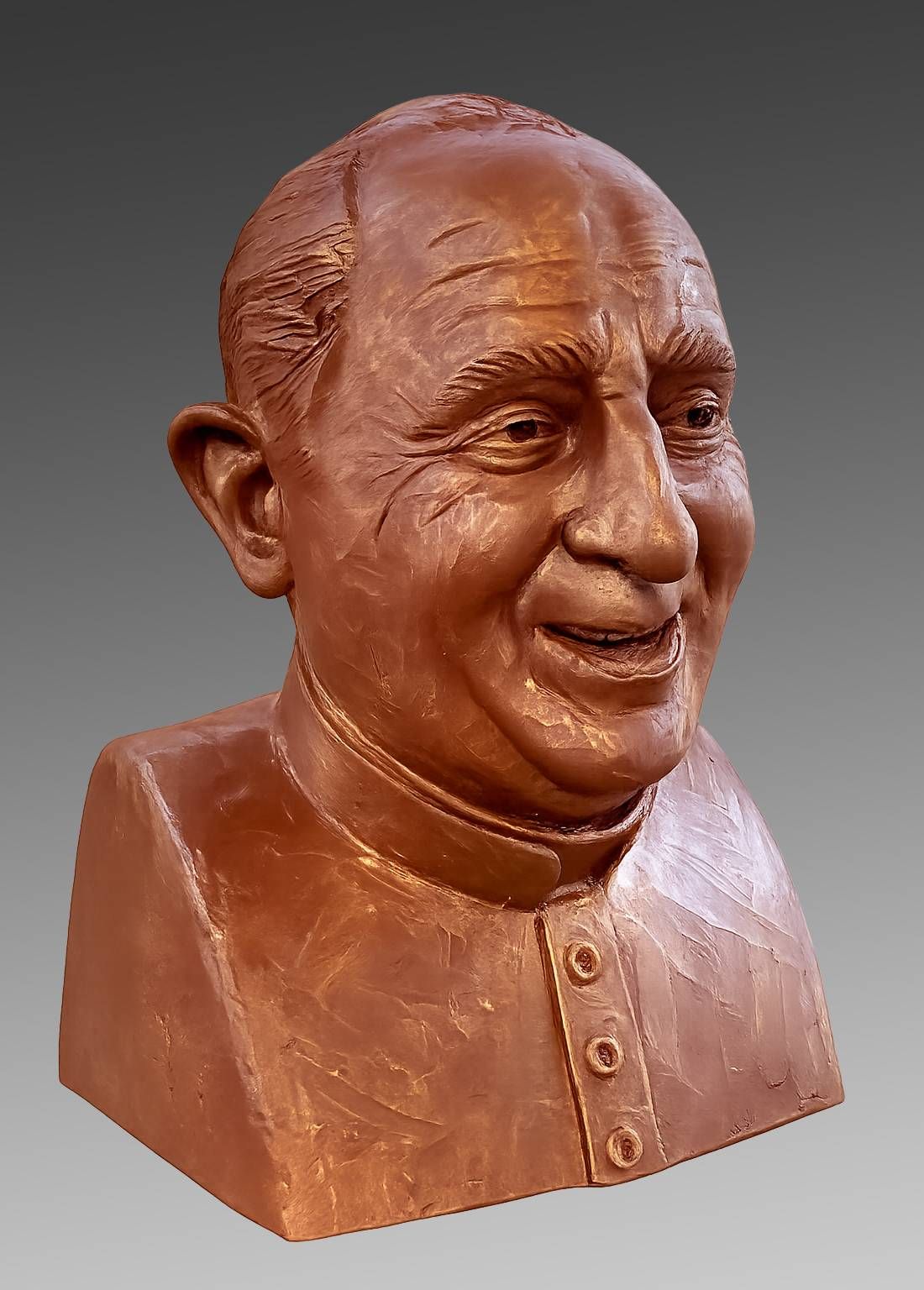 Buste en résine de l'Abbé Massie