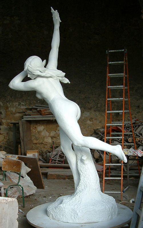 Daphné sculpture de Dercheu par Olivier Delobel