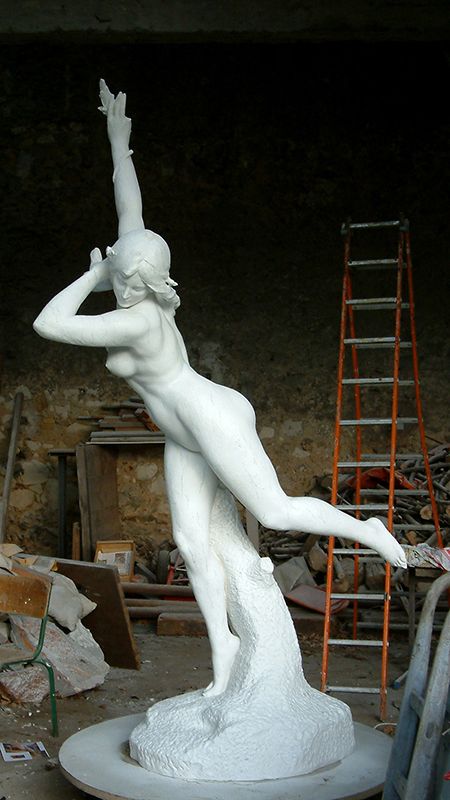Daphné sculpture de Dercheu par Olivier Delobel